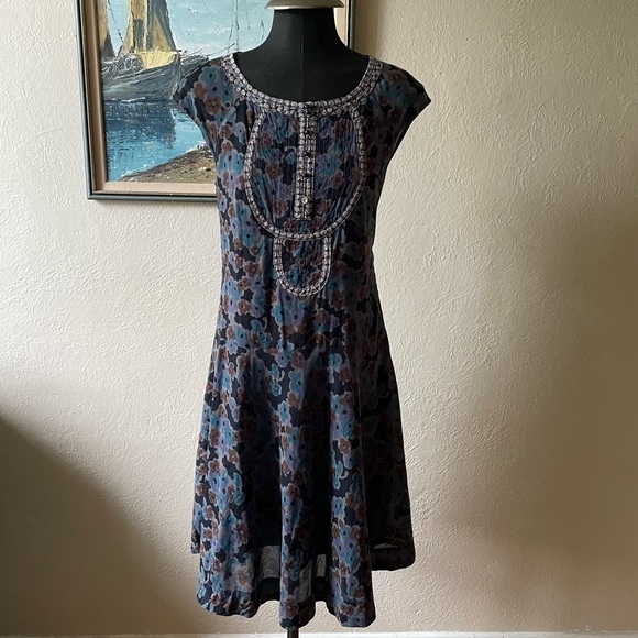 𝅺bohemian floral dress size small - Picture 1 of 13